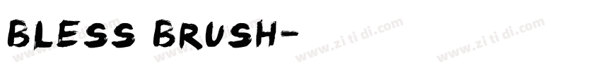 Bless Brush字体转换